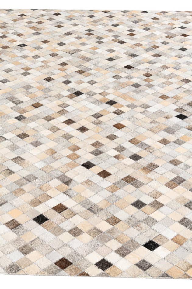 Detail image of 6' 8 x 9' 9 Cowhide Stocks Rug