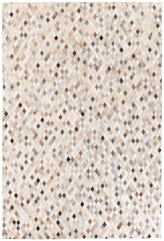 6' 8 x 9' 9 Cowhide Stocks Rug