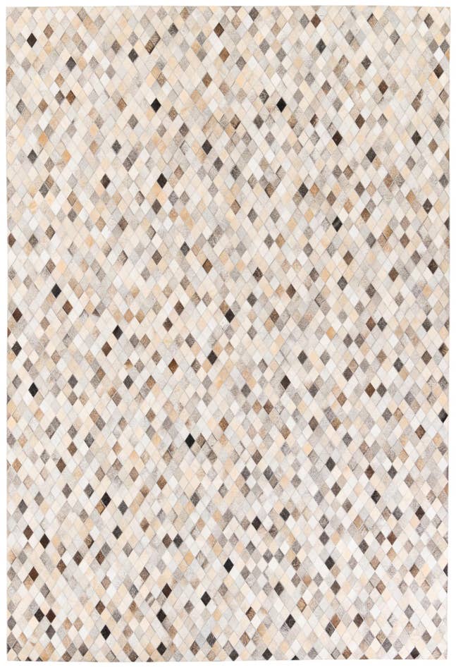 Detail image of 6' 8 x 9' 9 Cowhide Stocks Rug