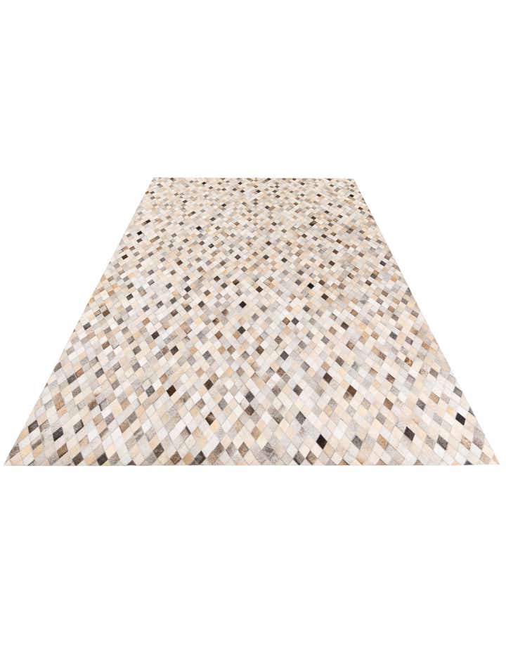 6' 9 x 9' 10 Cowhide Stocks Rug