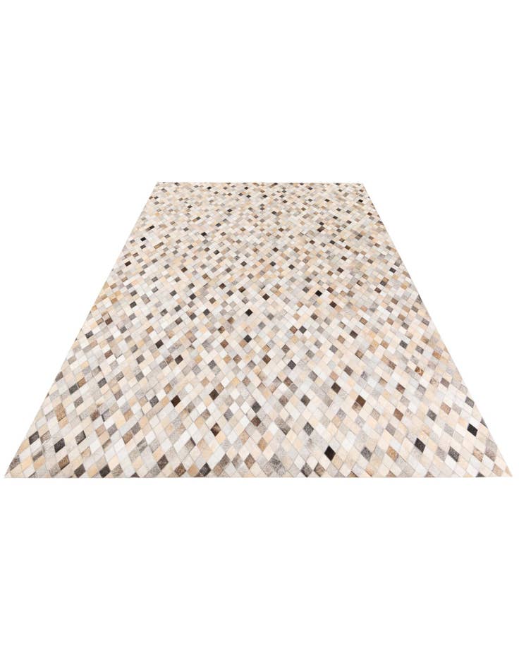 Detail image of 6' 9 x 9' 10 Cowhide Stocks Rug
