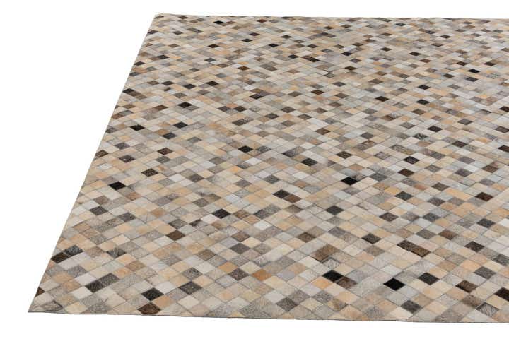 6' 9 x 9' 10 Cowhide Stocks Rug