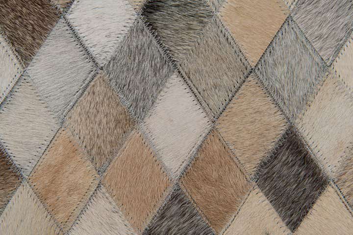6' 9 x 9' 10 Cowhide Stocks Rug
