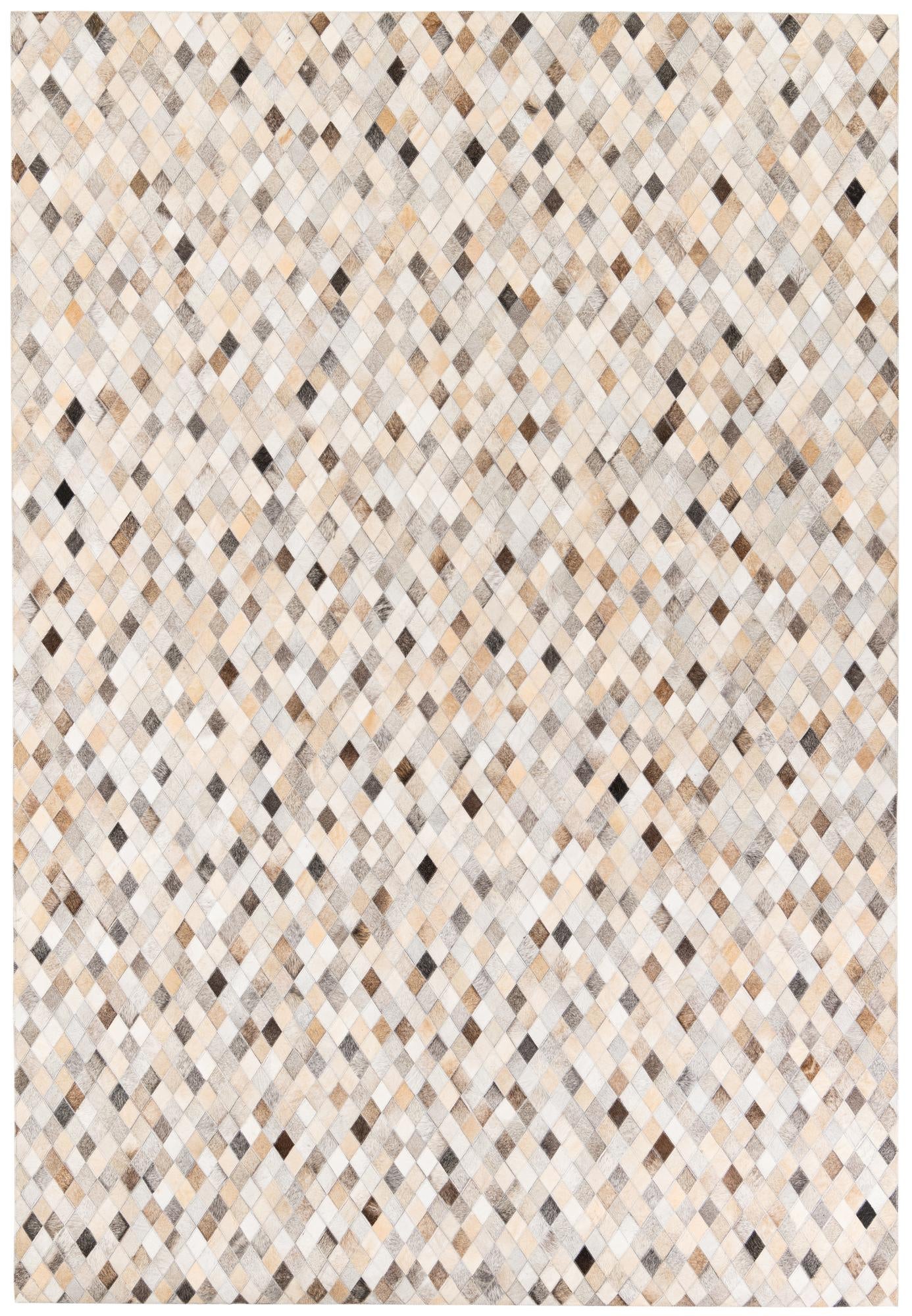 6' 9 x 9' 10 Cowhide Stocks Rug