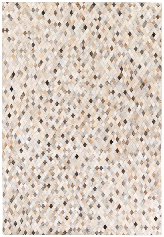 6' 9 x 9' 10 Cowhide Stocks Rug