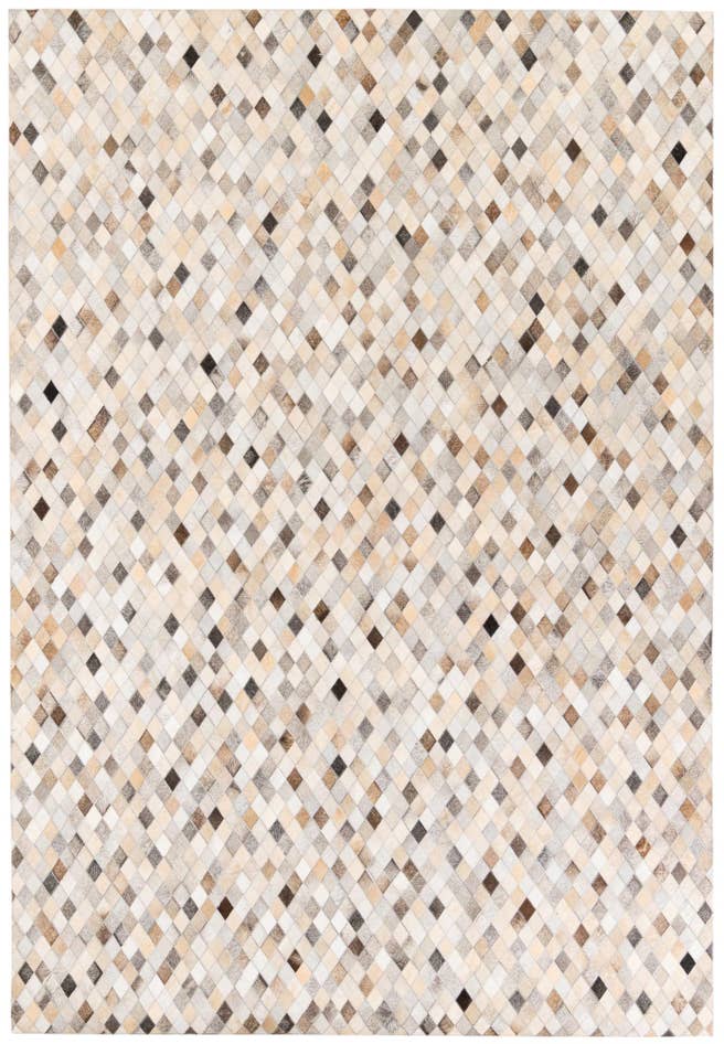 Detail image of 6' 9 x 9' 10 Cowhide Stocks Rug