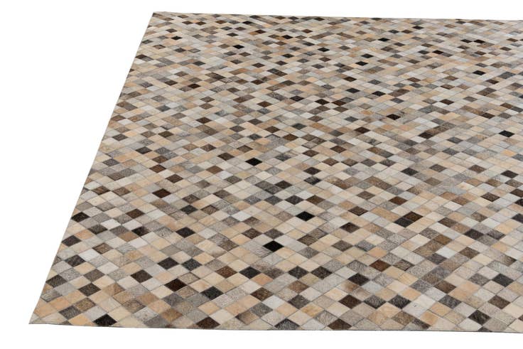 Detail image of 6' 7 x 9' 11 Cowhide Stocks Rug