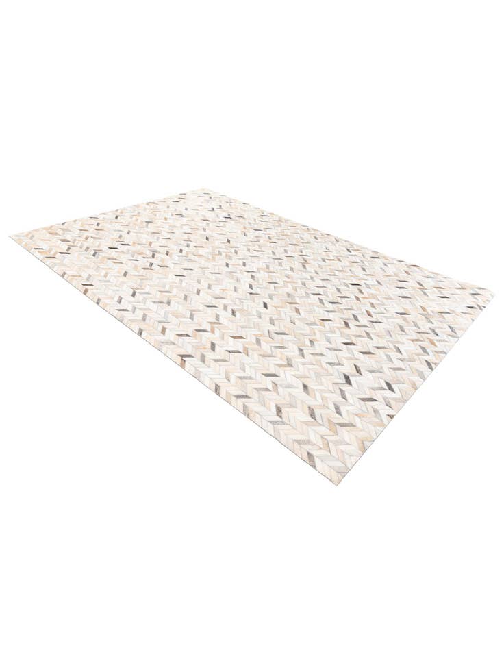 Detail image of 6' 8 x 9' 10 Cowhide Stocks Rug
