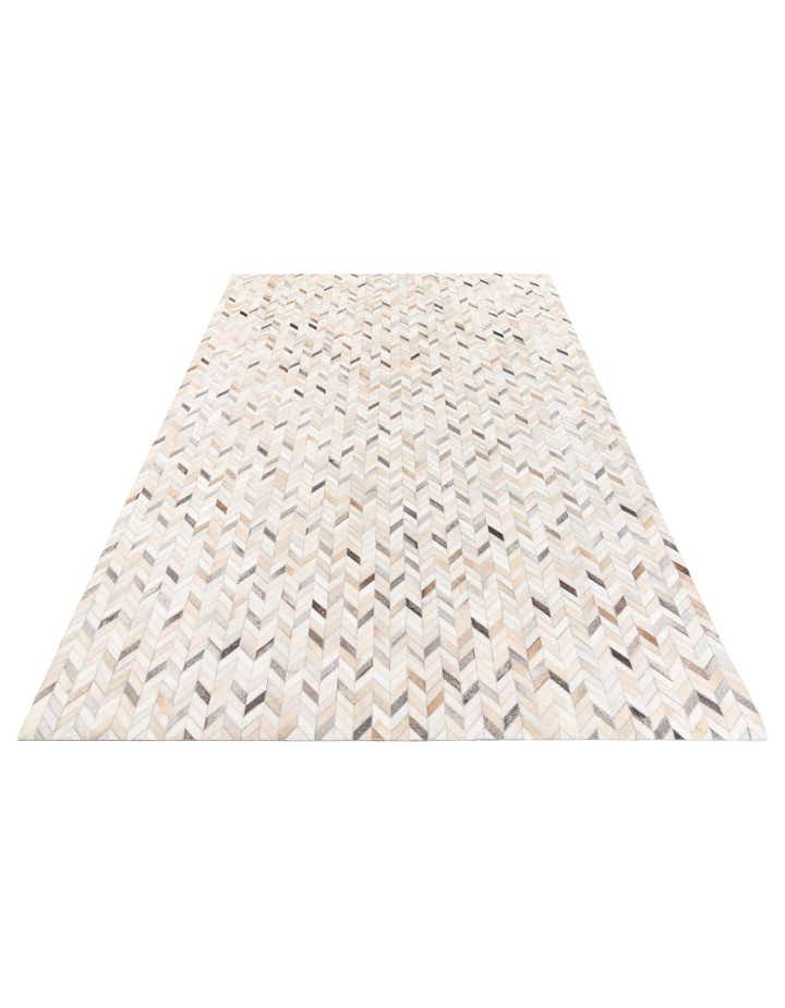 6' 8 x 9' 10 Cowhide Stocks Rug