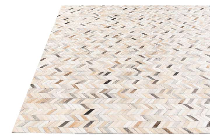 6' 8 x 9' 10 Cowhide Stocks Rug