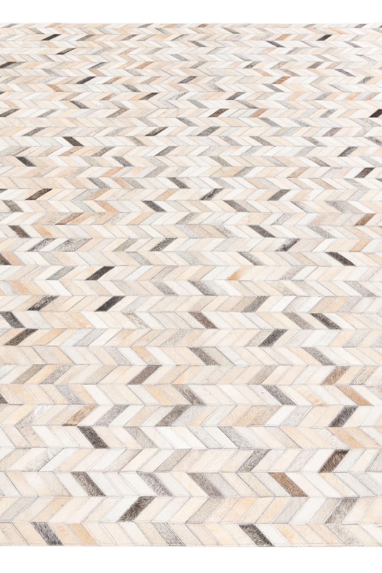6' 8 x 9' 10 Cowhide Stocks Rug