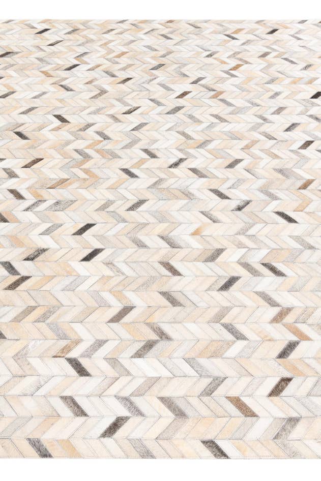 Detail image of 6' 8 x 9' 10 Cowhide Stocks Rug