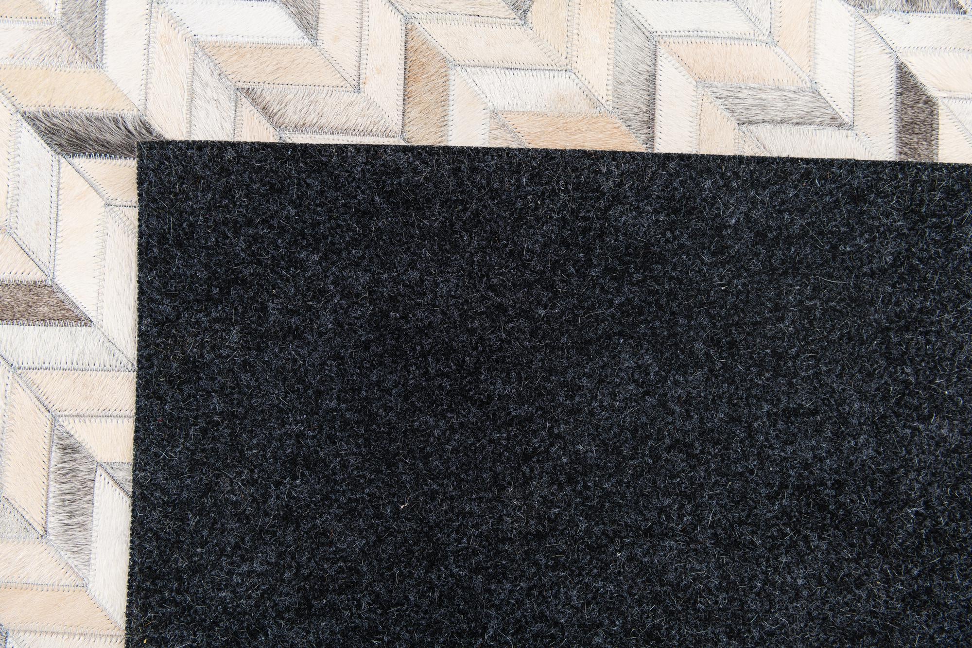 6' 8 x 9' 10 Cowhide Stocks Rug