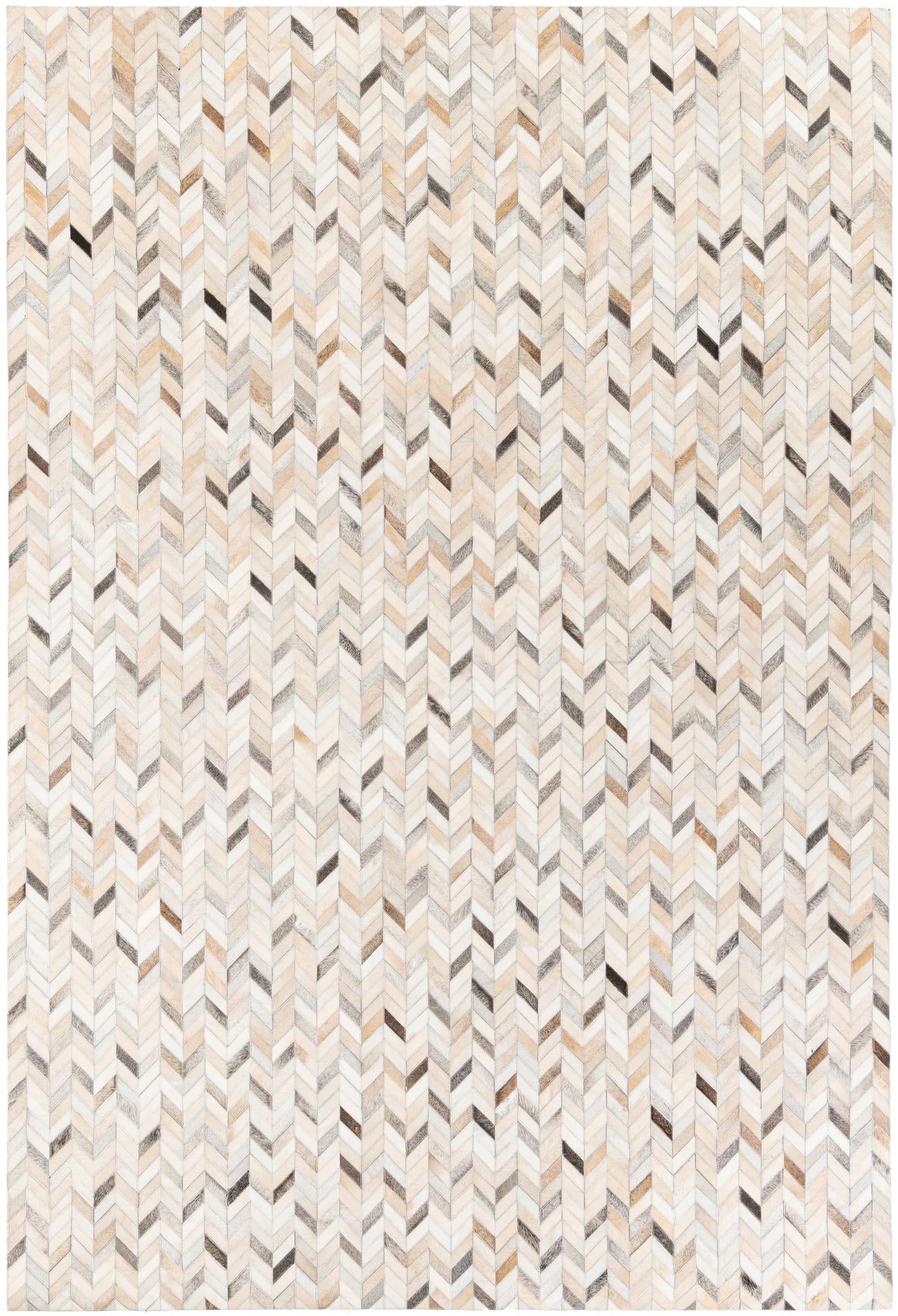 6' 8 x 9' 10 Cowhide Stocks Rug