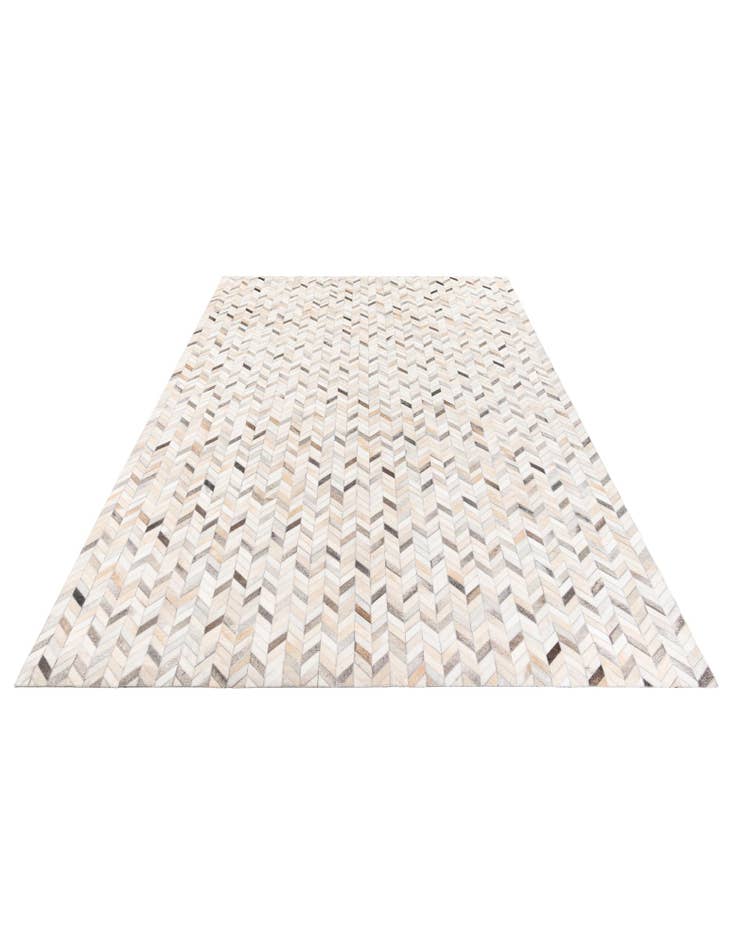 Detail image of 6' 7 x 10' Cowhide Stocks Rug