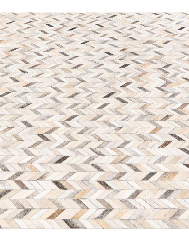 Detail image of 6' 7 x 10' Cowhide Stocks Rug