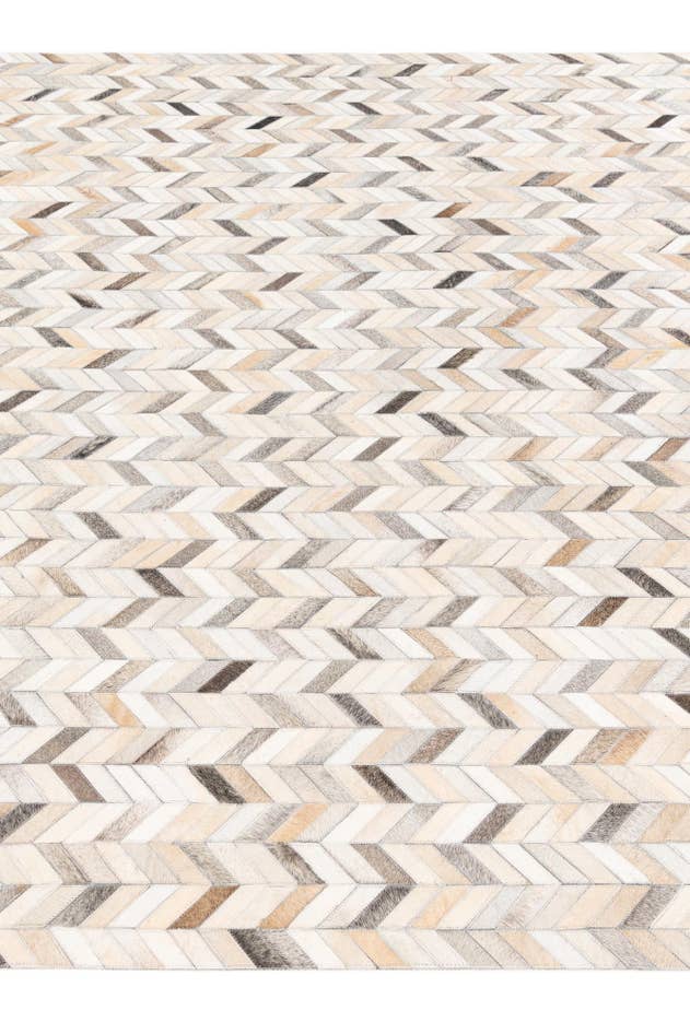 Detail image of 6' 7 x 10' Cowhide Stocks Rug