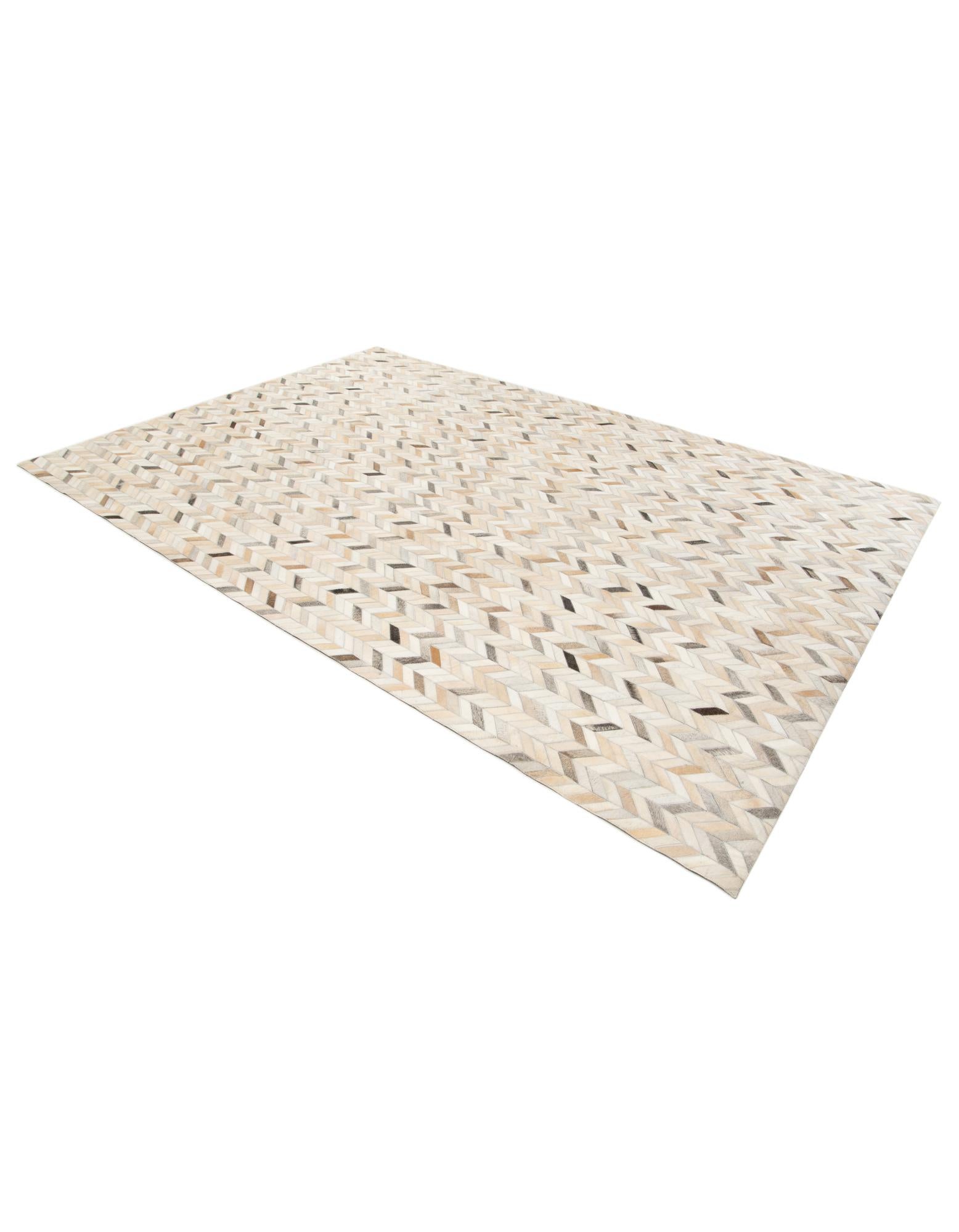 6' 9 x 9' 10 Cowhide Stocks Rug