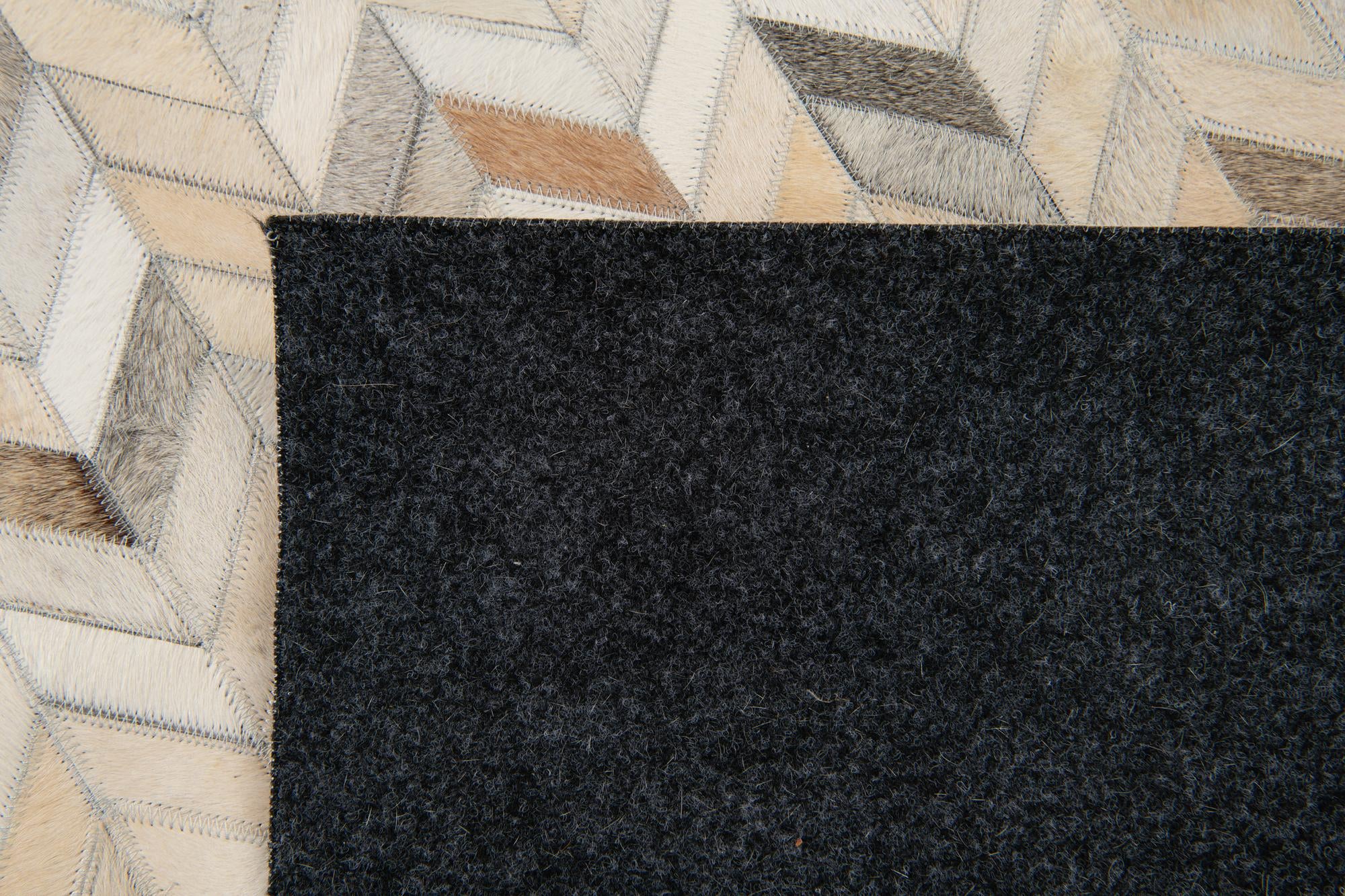 6' 9 x 9' 10 Cowhide Stocks Rug