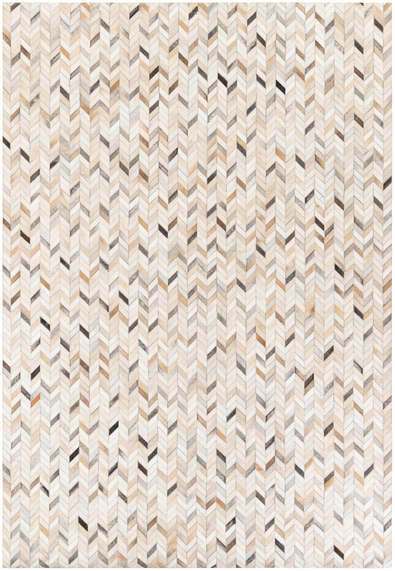 6' 9 x 9' 10 Cowhide Stocks Rug