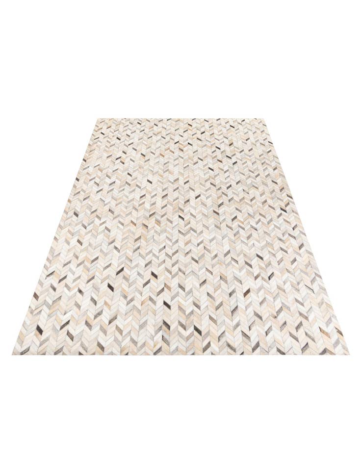 Detail image of 6' 9 x 9' 11 Cowhide Stocks Rug