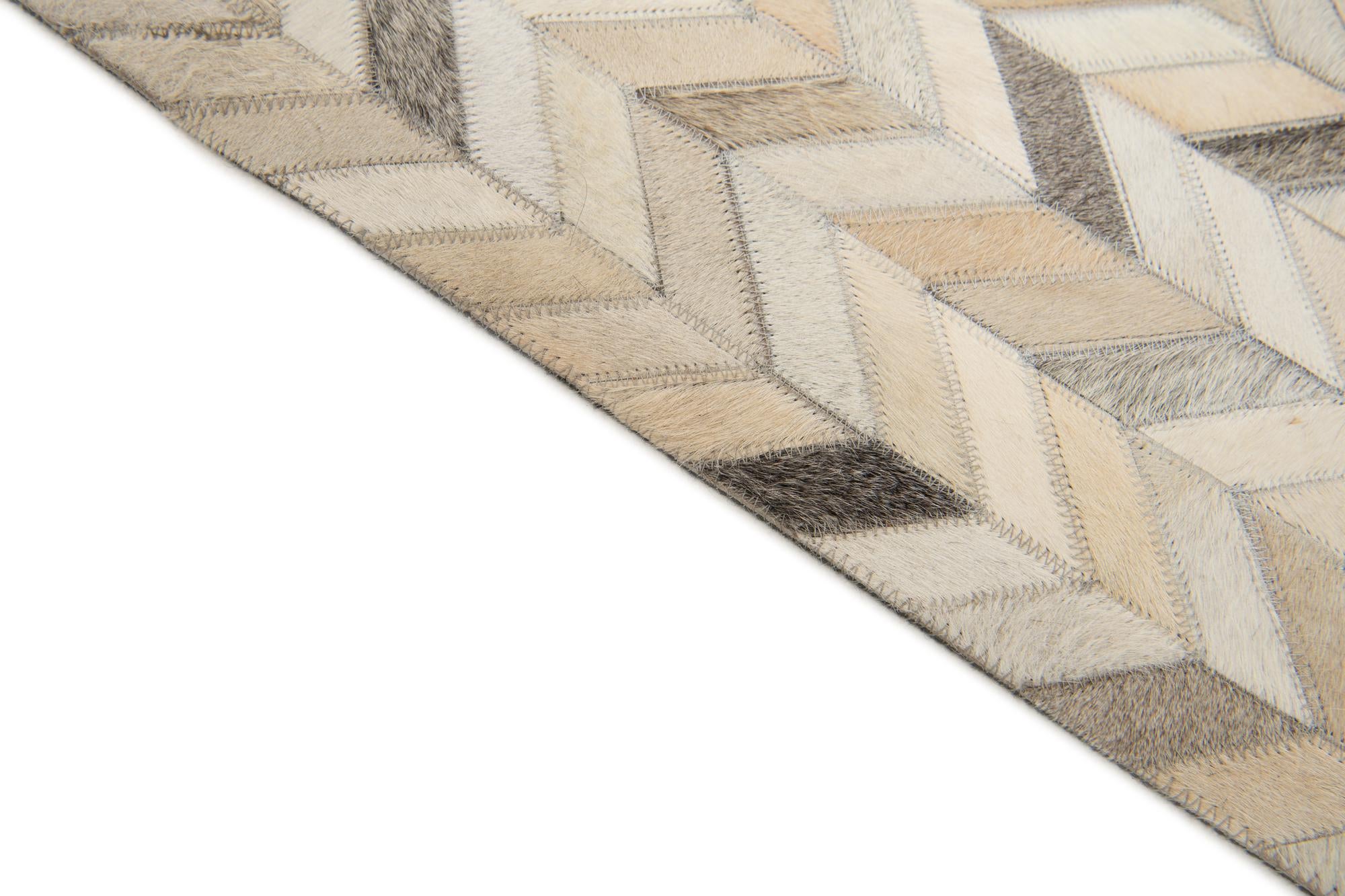 6' 9 x 9' 11 Cowhide Stocks Rug