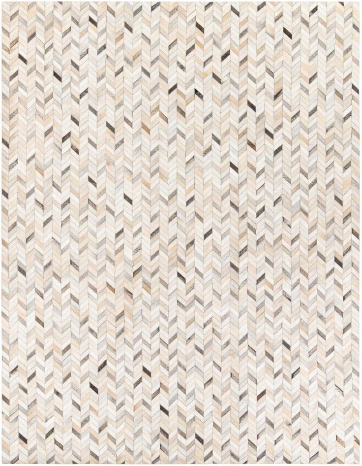 Detail image of 6' 9 x 9' 11 Cowhide Stocks Rug
