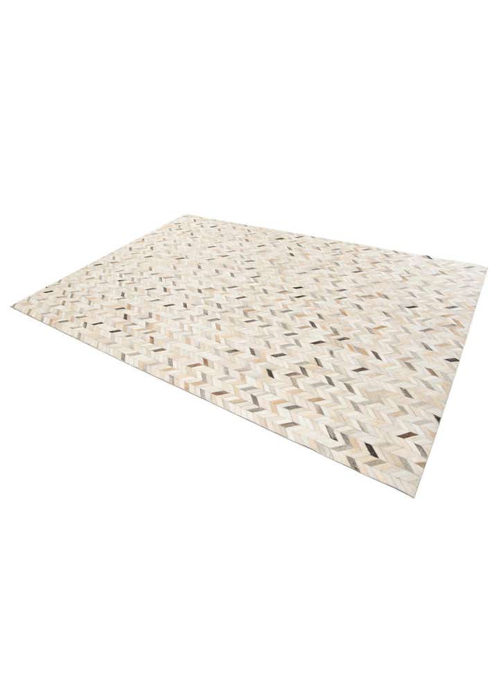 6' 8 x 9' 10 Cowhide Stocks Rug