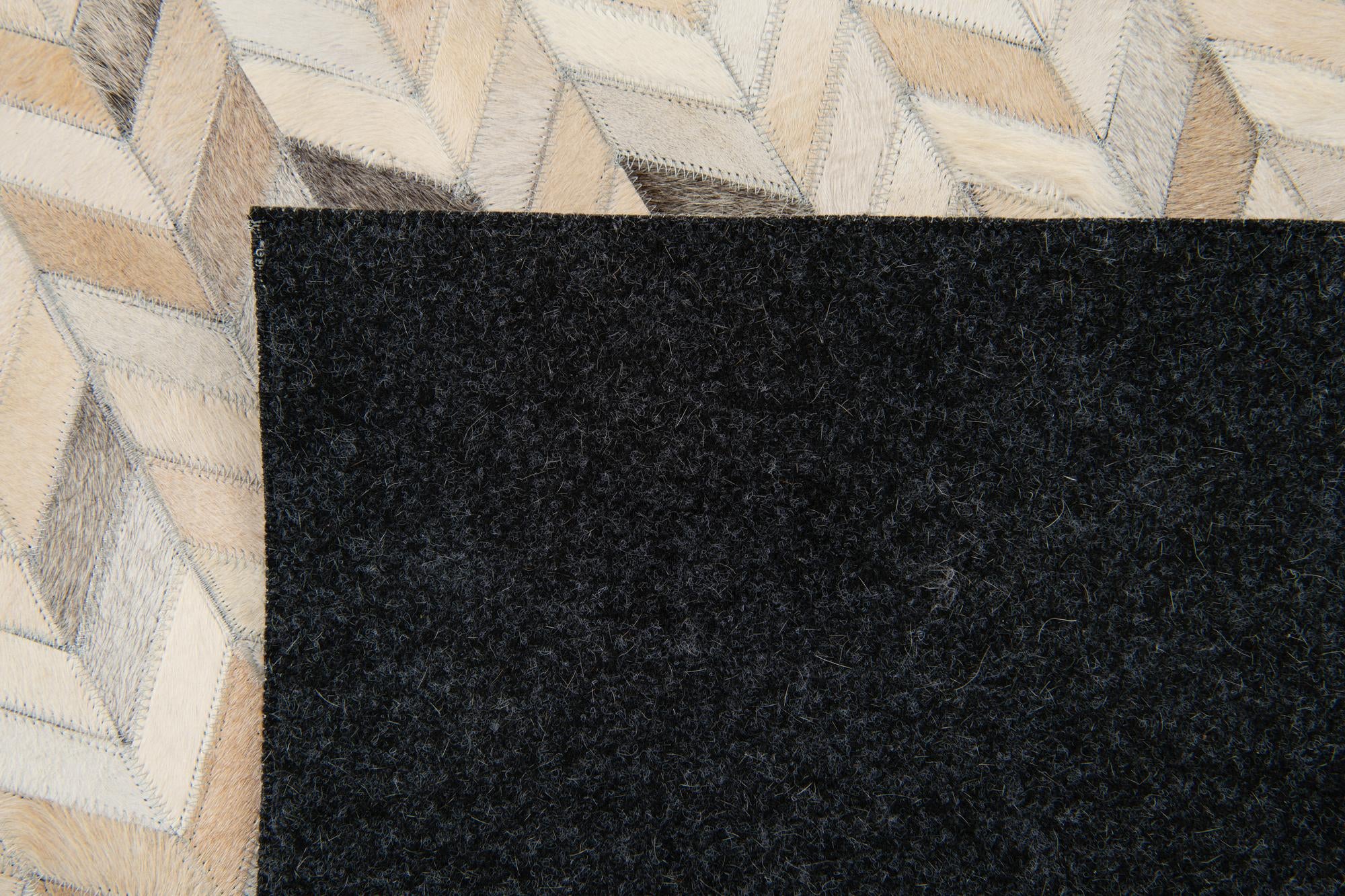 6' 8 x 9' 10 Cowhide Stocks Rug