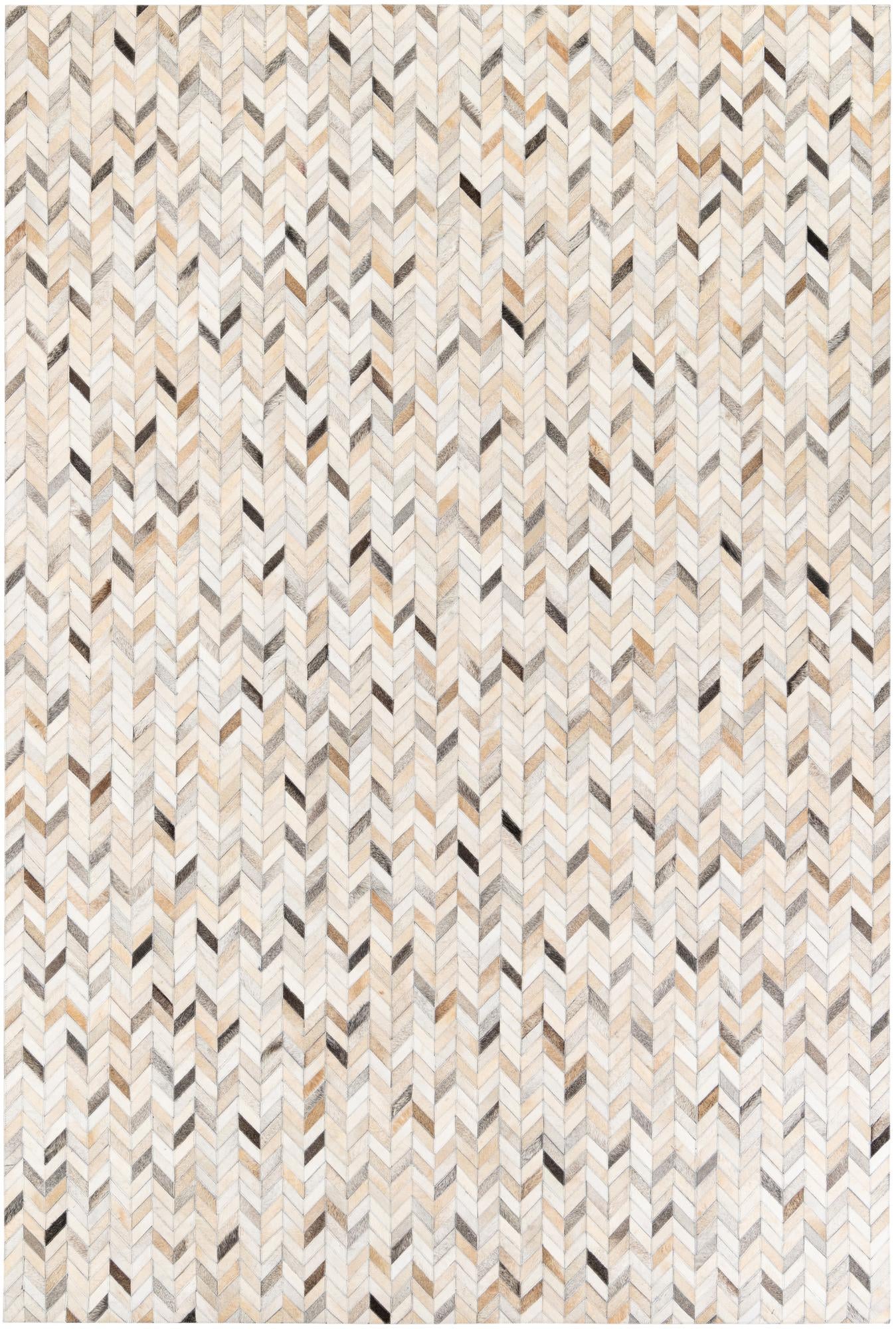 6' 8 x 9' 10 Cowhide Stocks Rug