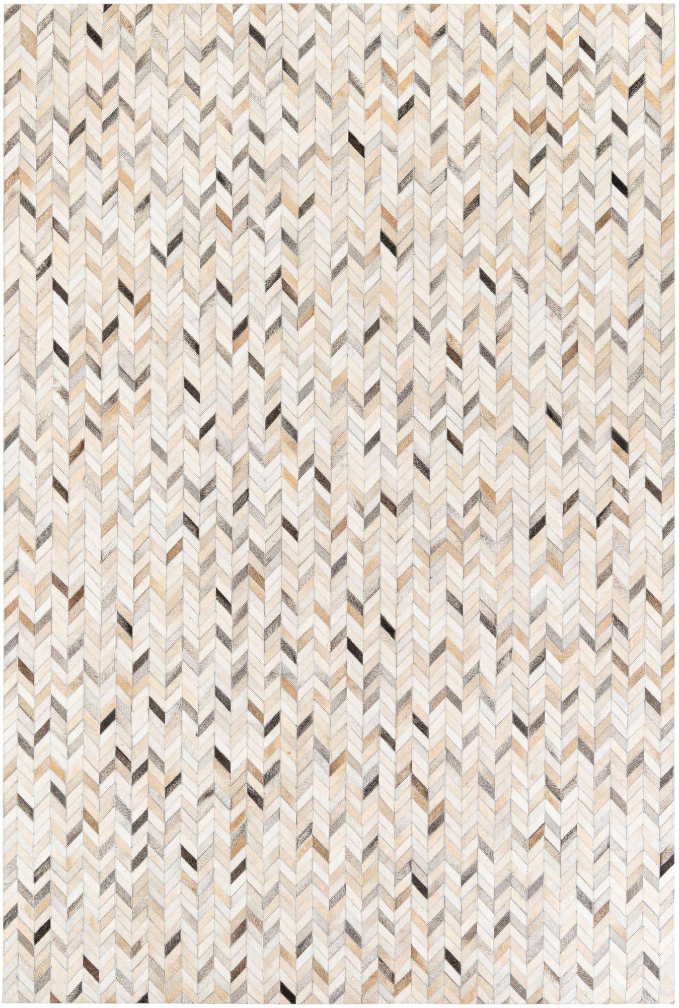 6' 8 x 9' 10 Cowhide Stocks Rug