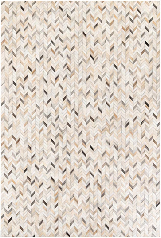 Detail image of 6' 8 x 9' 10 Cowhide Stocks Rug
