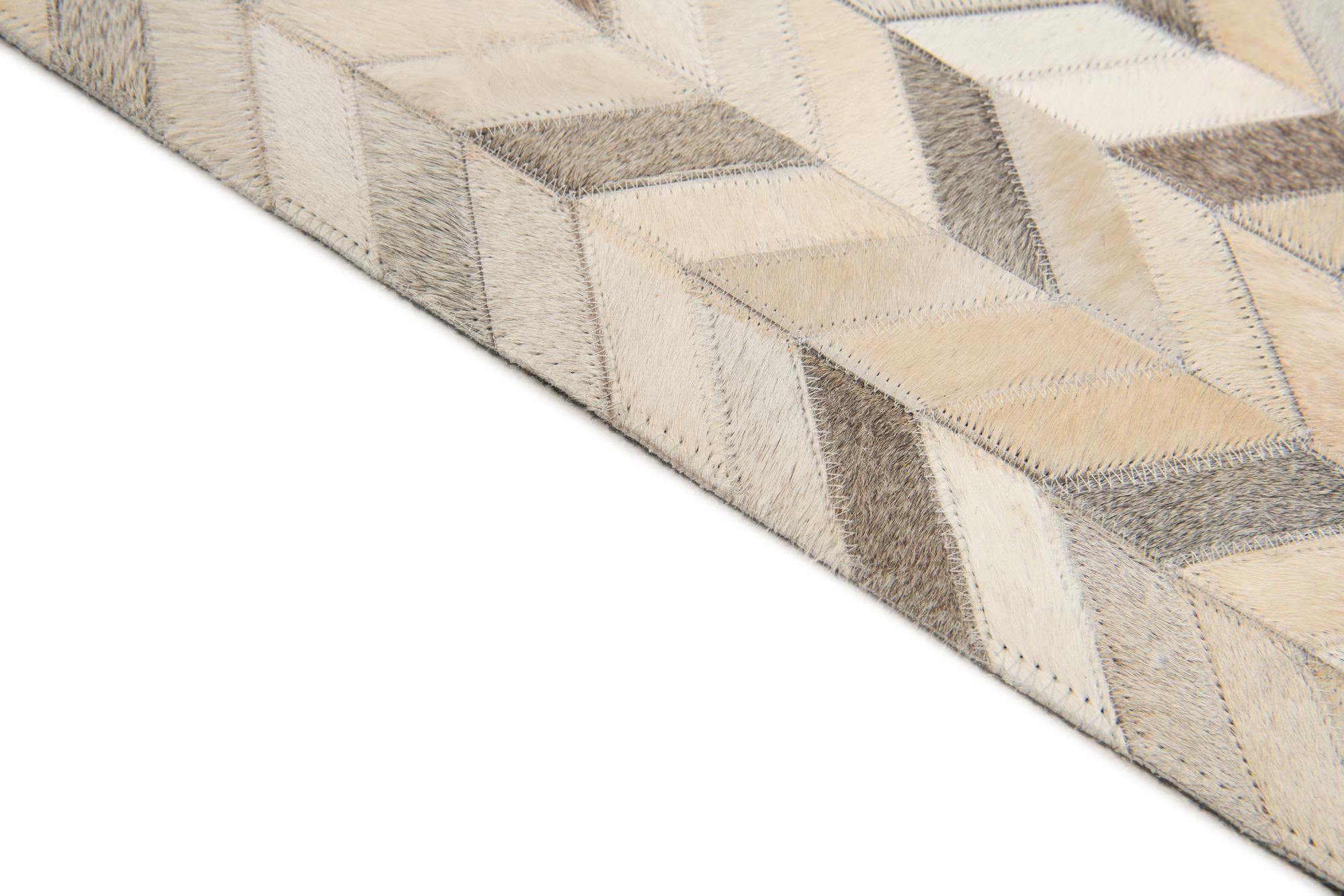 6' 8 x 9' 11 Cowhide Stocks Rug