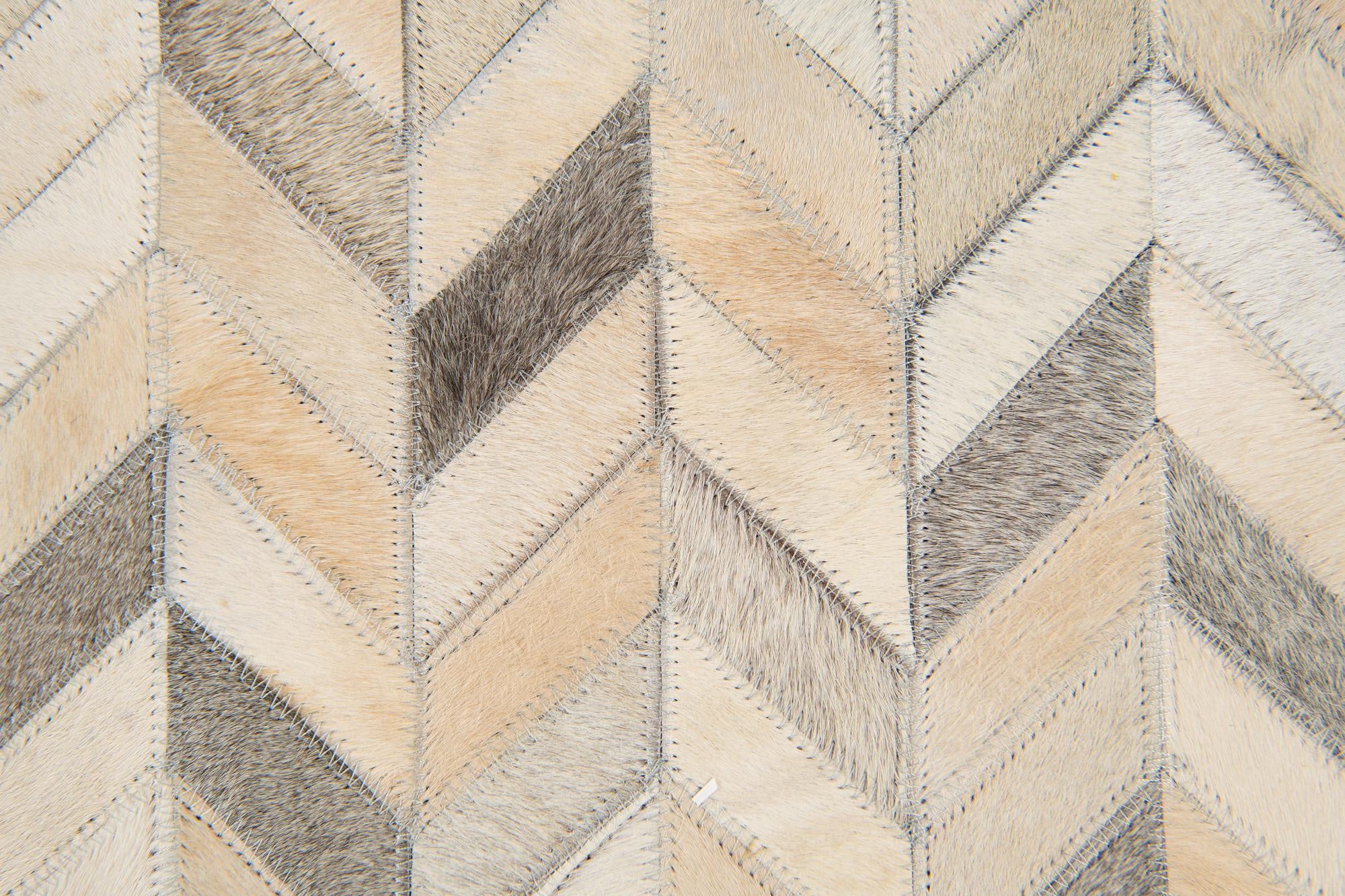 6' 8 x 9' 11 Cowhide Stocks Rug