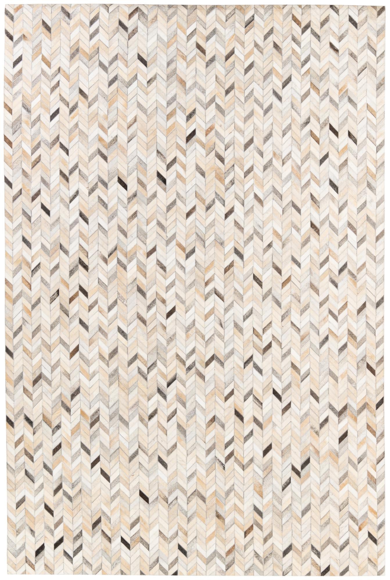 6' 8 x 9' 11 Cowhide Stocks Rug