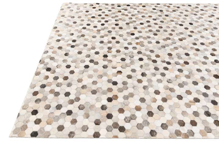 6' 8 x 10' Cowhide Stocks Rug