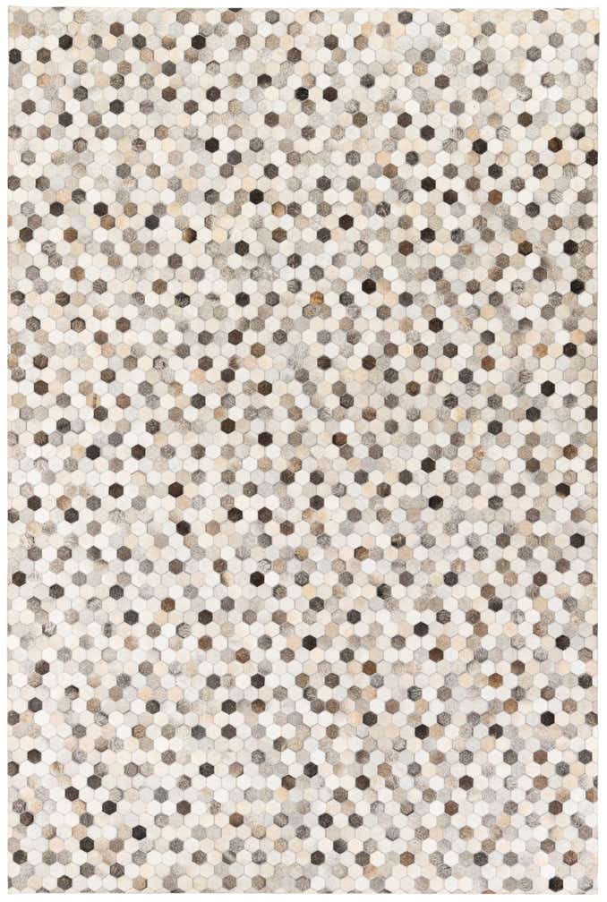 6' 8 x 10' Cowhide Stocks Rug