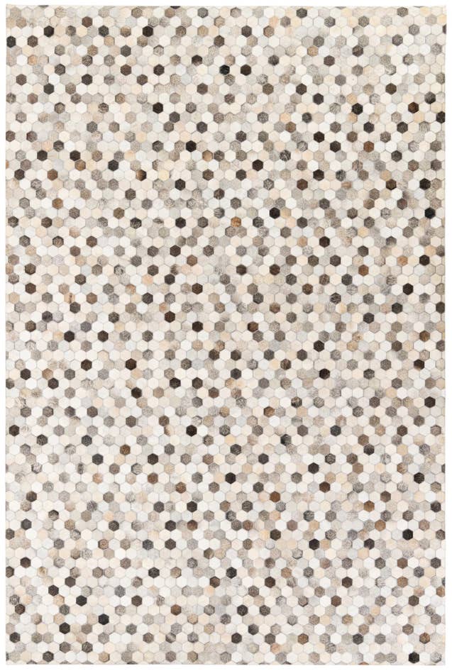 Detail image of 6' 8 x 10' Cowhide Stocks Rug