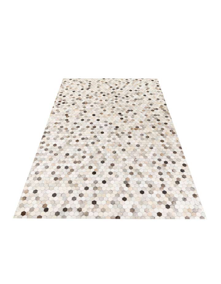 6' 7 x 10' 1 Cowhide Stocks Rug
