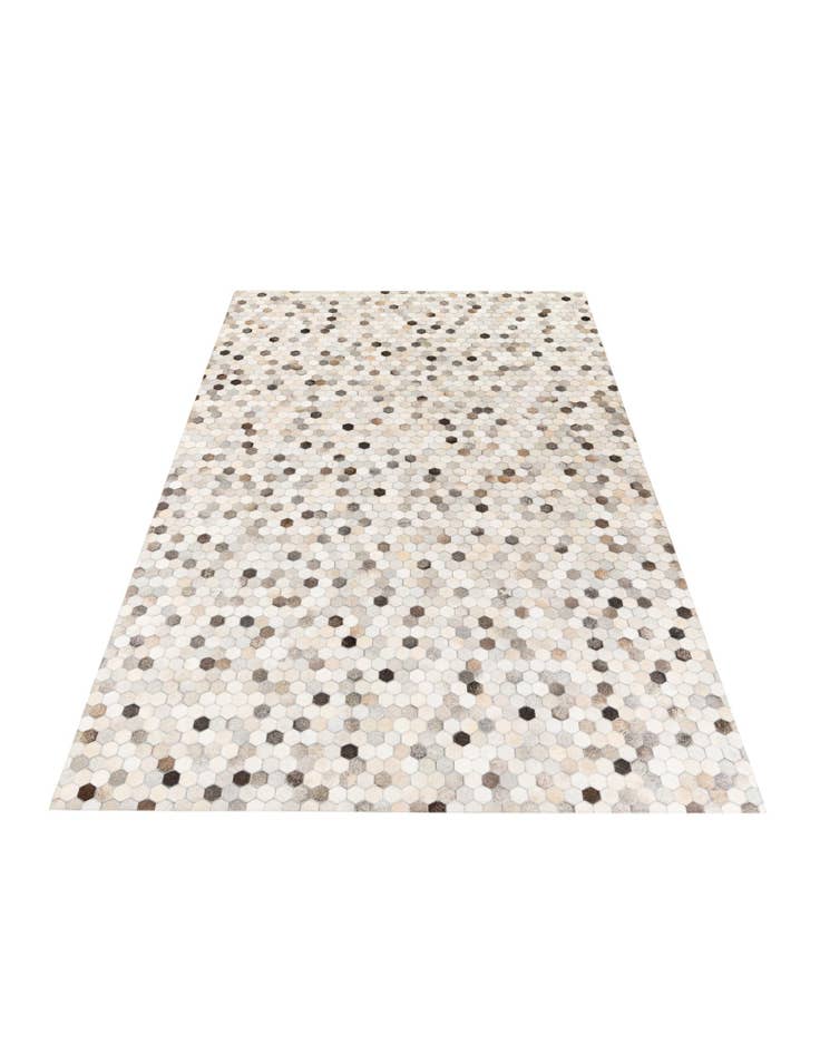 Detail image of 6' 7 x 10' 1 Cowhide Stocks Rug