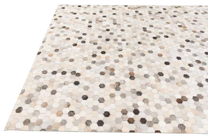 6' 7 x 10' 1 Cowhide Stocks Rug