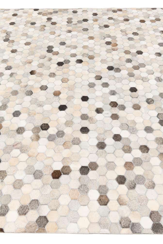 6' 7 x 10' 1 Cowhide Stocks Rug