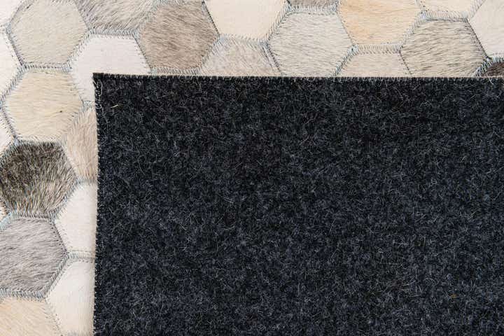 6' 7 x 10' 1 Cowhide Stocks Rug