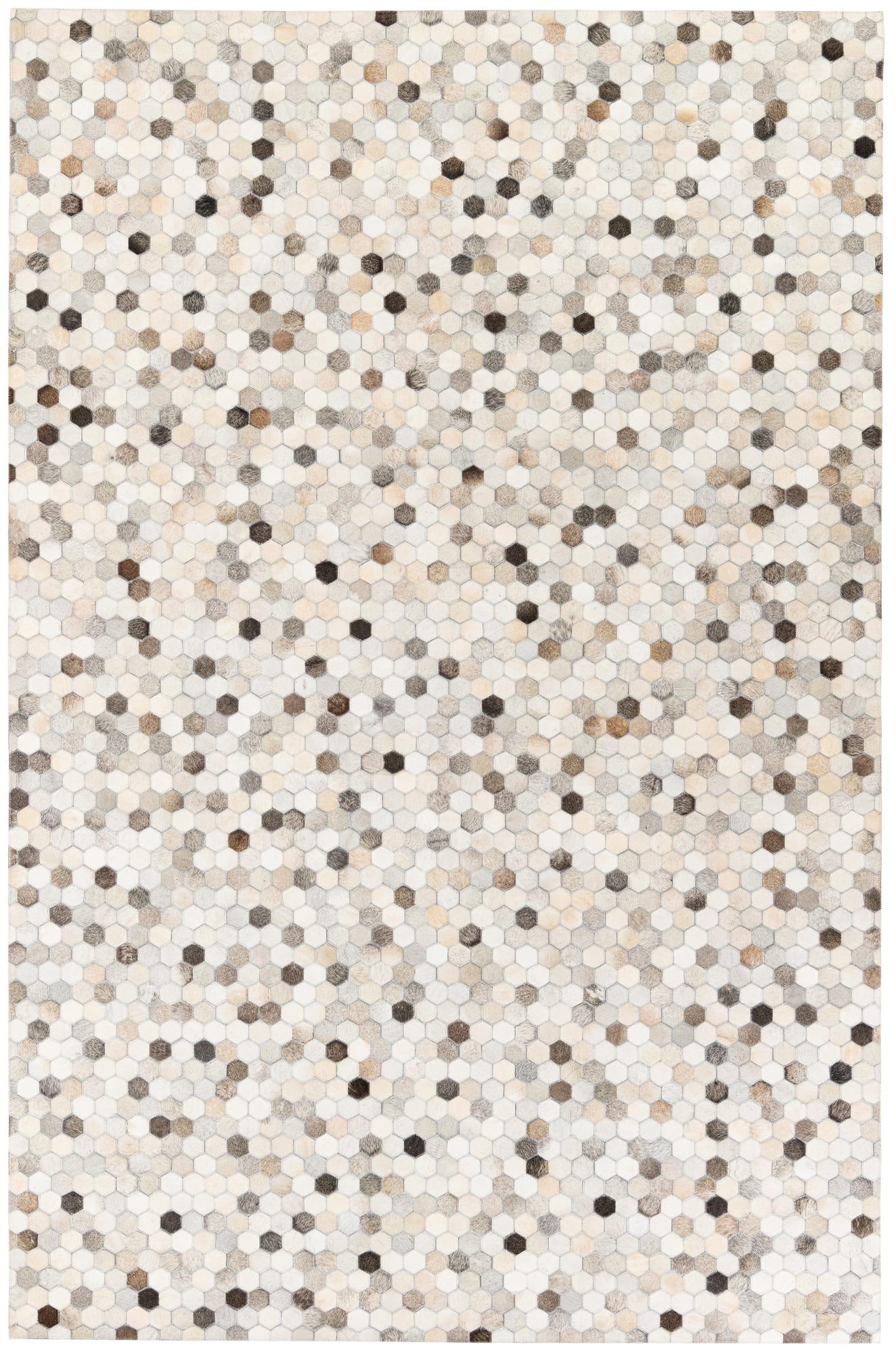 6' 7 x 10' 1 Cowhide Stocks Rug