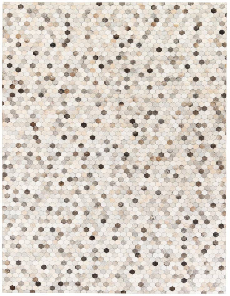 Detail image of 6' 7 x 10' 1 Cowhide Stocks Rug
