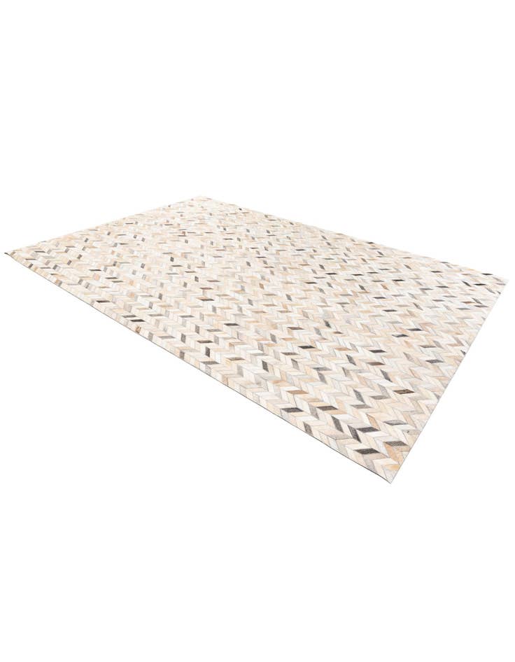 Detail image of 6' 8 x 9' 11 Cowhide Stocks Rug