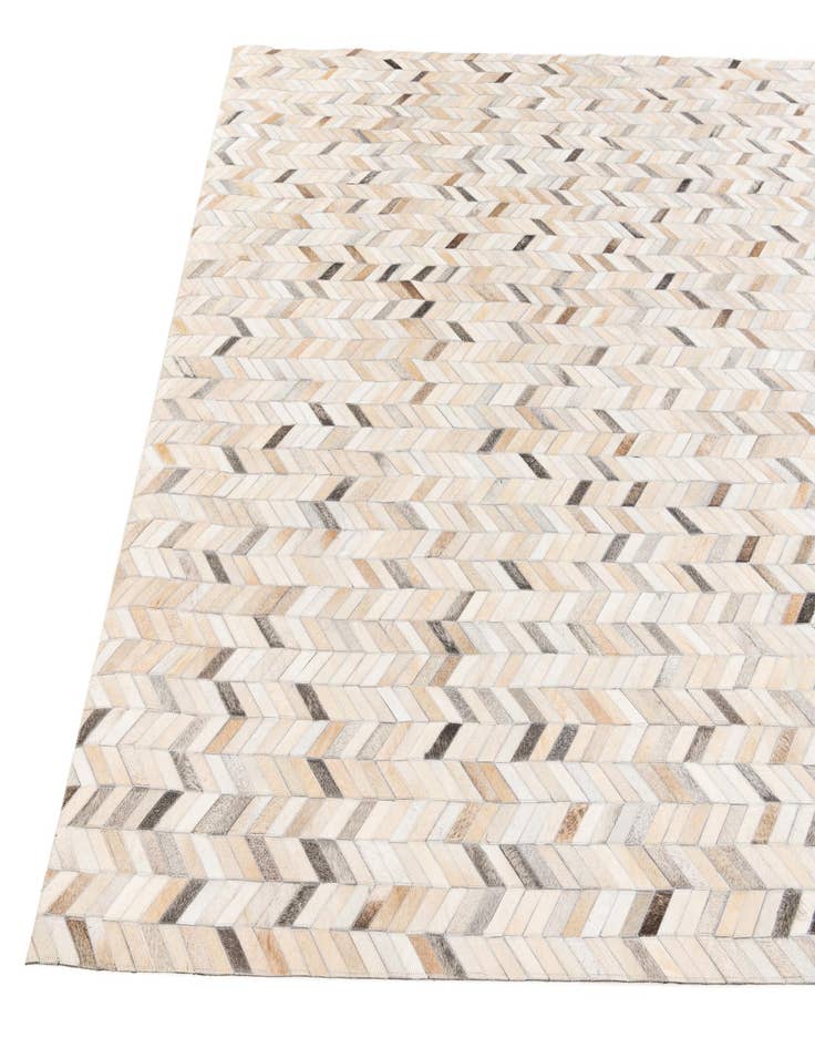 Detail image of 6' 8 x 9' 11 Cowhide Stocks Rug