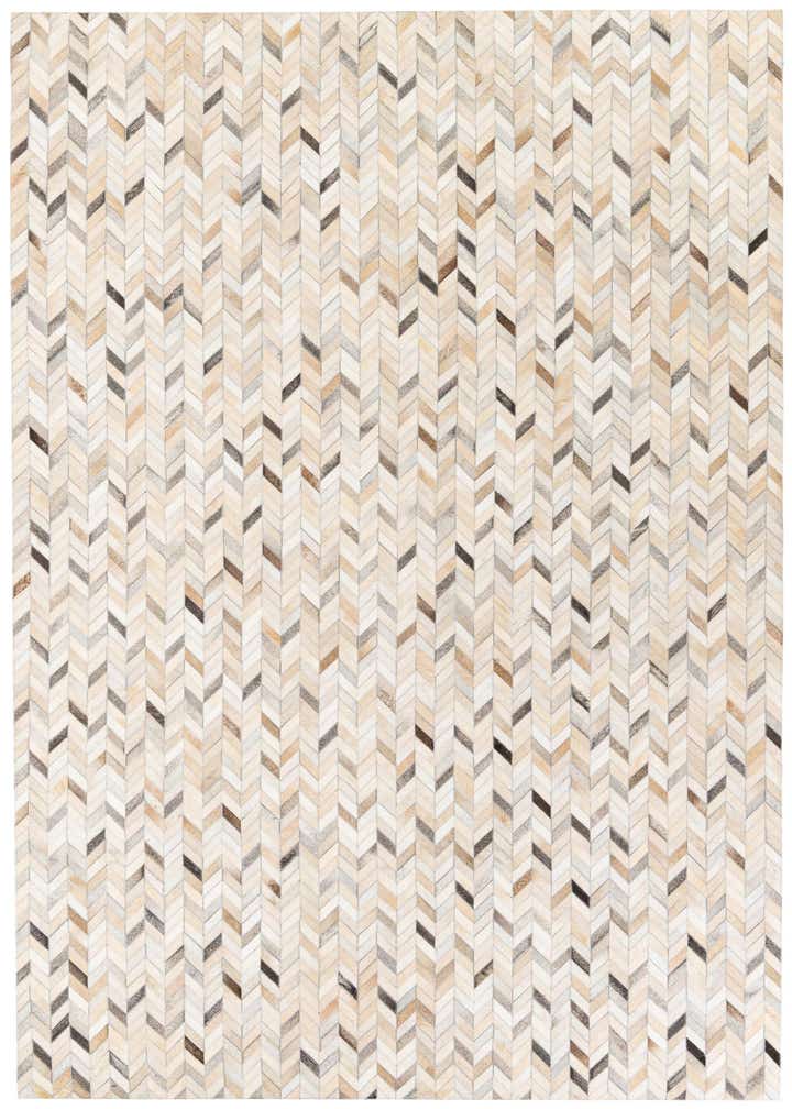 6' 8 x 9' 11 Cowhide Stocks Rug