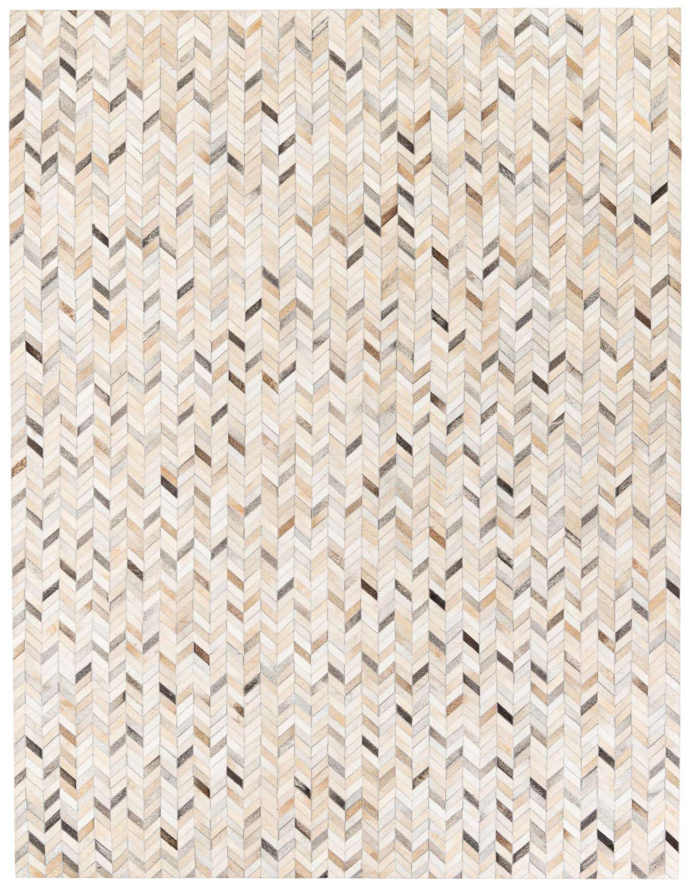 6' 8 x 9' 11 Cowhide Stocks Rug