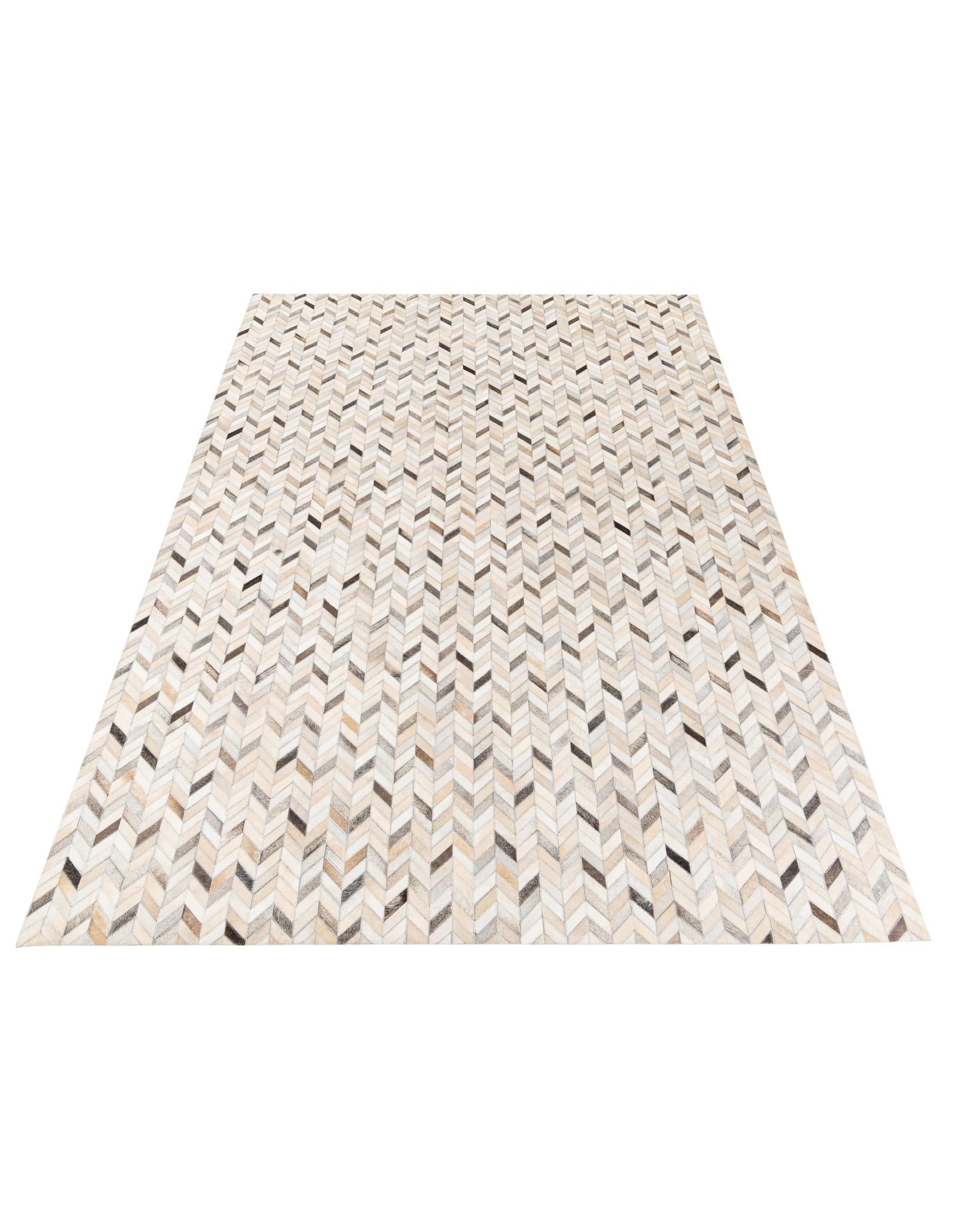 6' 7 x 9' 10 Cowhide Stocks Rug